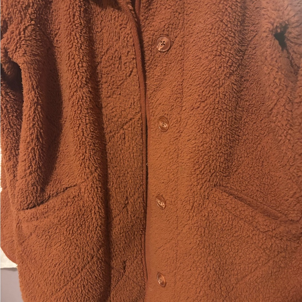Rust Teddy Jacket - Picture 2 of 4